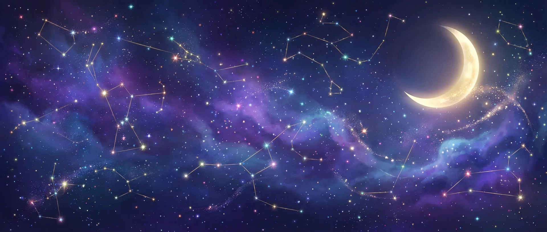 星空背景 - 萌将礼包 | 每日星座运势与塔罗占卜